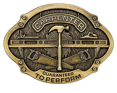 Piratenladen Buckle Zimmermann Schreiner, Carpenter, Werkzeug, Gürtelschnalle