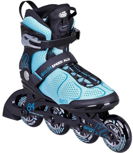 K2 Skates Damen Inline Skates Alexis 84 Speed ALU — Turquise - Black — 30G0838