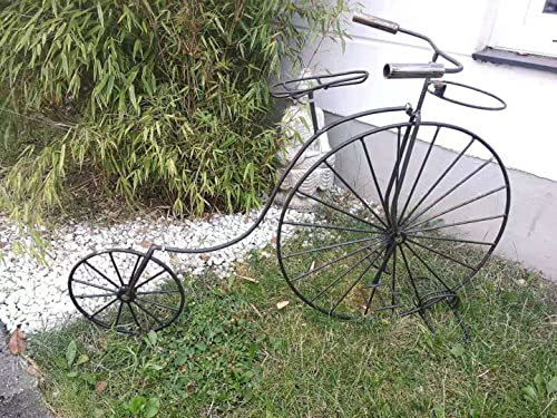 Zen Man Gartendeko Rund Ständer für Pflanzschale Fahrrad korb Blumentopfregal L100cm