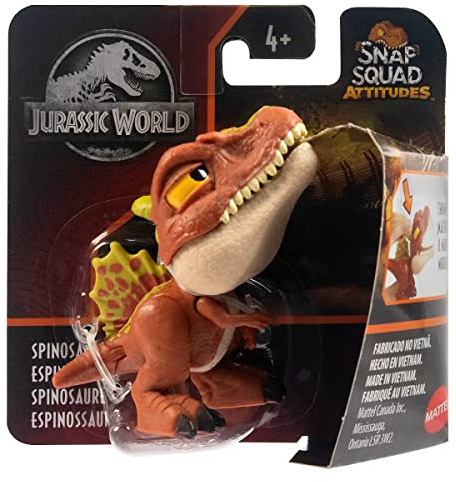 Jurassic World Snap Squad Attitudes Dinosaurier-Figur Spinosaurus