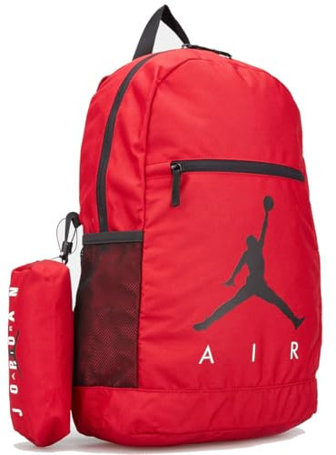 Jordan Camo Boys School Backpack, red, One Size