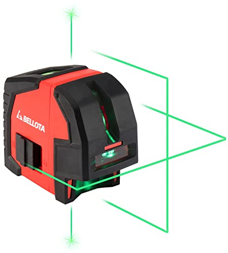 Nivel laser en cruz verde 30m.bellota