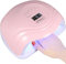 VIPNAJI Lampe UV LED Ongles Gel,168W Portable Séchoir à Ongles Professionnel Automatique,10s/30s/60s/99s,LCD Ecran, Capteur, Base Amovible, Machine Ongle Gel Automatique pour Gel Vernis