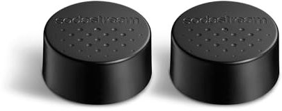 sodastream Glasflaschen Ersatzdeckel aus Kunststoff, passend für 1L Glasflaschen der Duo & E-Duo, 2 Stück