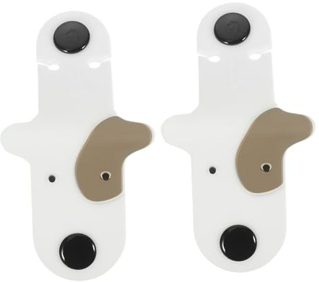 Angoily 2pcs Cartoon Rubber Cable Organizer Cable Manager USB Cord Holder for Earphones, Yellow Dog Design, Portable Cord Winder for Travel and Electronics Accessories