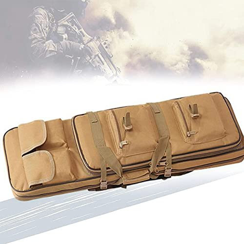 ANSNOW Gewehrkoffer, Doppelgewehrkoffer, Taktische Waffentasche,Enkoffer, Waffenrucksack, Jagdgewehrkoffer, Airsoft-Waffenkoffer, Gewehrpistole, Schusswaffenlagerung Und Transport/B/120Cm