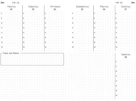 X17- A6 Wochenkalender-Wochenplaner Nachfüllpack | „Kreativgefühl“ 2026, 2 Hefte à 6 Monate, inkl. Memokarte. Nur passend für das X17-System. Made in Germany