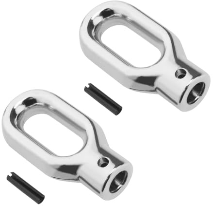 Create idea 2 Pezzi Gancio ad Anello per Tenda Macchina di Sollevamento della Tenda Anello di Sollevamento del Tendone Gancio di Manovella Sollevamento della Tenda Anello in Lega di Alluminio
