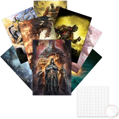 GTOTd Game Mixed Poster 8 Stück 42 x 29cm (16.5 x 11.4) Game Merch Party Ungerahmte Version HD Leinwanddruck Poster für Wohnzimmer Schlafzimmer Club Wand Kunst Dekor