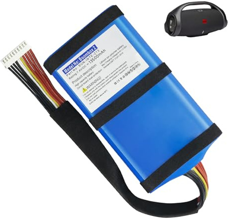 13500 mAh Batterie de Rechange au Lithium pour JBL Boombox 2, Boombox 2 Gen, Boombox 3, SUN-INTE-213, SUN-INTE-268 / IDA109GA / ICA068GA Haut-Parleur Bluetooth