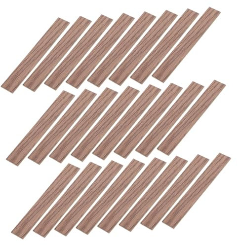 Alasum 40pezzi Pavimento in Pvc Per Case in Miniatura Assi Per Pavimenti Legno Accessori Per Mini Case e Casette Delle Bambole Per Ingresso Camera Da Letto e Cucina