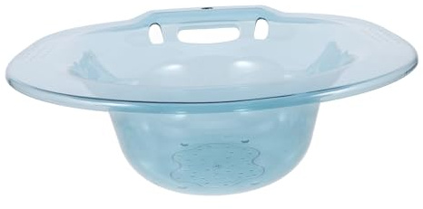 BIUDECO Sitzbadewanne Für Toilettensitz Pflegebecken Aus Pet-material Sitzbadewanne Für Postpartale Pflege Gegen Hämorrhoiden Mit Hängedesign Geeignet Für Haushaltstoilette
