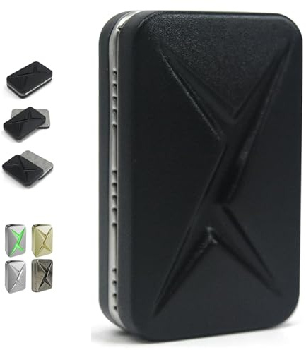 Magnetisches Fidget Toys, EDC Fidgetspielzeug für Erwachsene, Schwarz | Lightning Infinite Sanfter Spurfreier Fidget Slider für Büro & Home-Office, Stressabbau-Hilfe für Fokus, Angst & ADHS