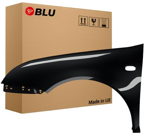 BLU Premium Kotflügel Passend für VW Volkswagen Bora 1J1 1J6 LC9Z Links Schwarz | 1998-2005 | Vorderseite Vorne | Verzinkt & Lackiert | Einbaufertig