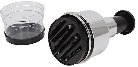 Generic Picadora Manual de Alimentos, Cortador Eficiente de Verduras con Hoja de Acero Inoxidable para Ensalada de Ajo, Cebolla y Nueces para Cocina Casera, 7,6 Oz