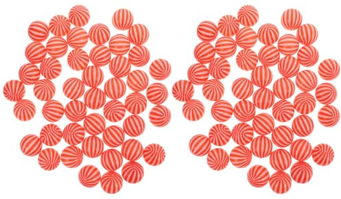Abaodam 100 Bolas de Plástico Rojo para Piscina de Bolas Infantiles, Ligeras y Fáciles de Manejar, Ideales para Áreas de Juego y Decoración en Parques Infantiles