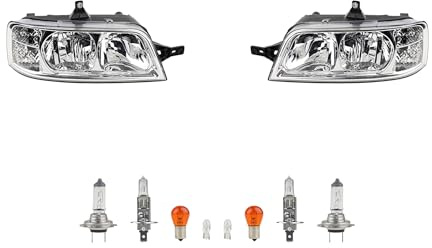 Johns Scheinwerfer Set Links & Rechts passend für Peugeot Boxer + alle Leuchtmittel