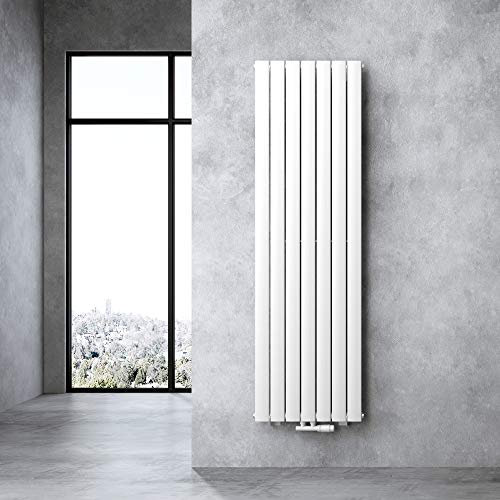 doporro Vertikal Badeizkörper Badheizung 180x54cm Weiß | Einlagig Heizkörper Flachheizkörper Mittelanschluss | Flach Paneelheizkörper 1045Watt