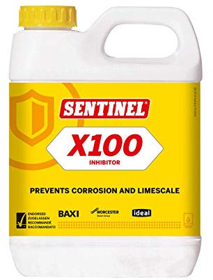 Sentinel X100 Inhibitor 1L Protect Central Heating System Cleaner (Pack of 1)