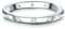 Trilani Damen Ehering aus 925/- Sterling Silber mit Zirkonia im Brilliantschliff Bandring Vorsteckring Beisteckring Verlobungsring Silberring