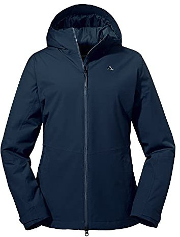 Schöffel Damen Jacket Torspitze L, winddichte, wattierte Winter Wanderjacke, atmungsaktive, schnelltrocknende Outdoorjacke mit T8-Tech Stretch, navy blazer, 38