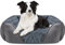 JOEJOY Hundebett Mittelgroße Hunde, Hundekorb Flauschig Waschbar, rutschfest Anti-Angst Hundebetten, Hundekörbchen für Mittlere und Große Hunde und Katzen, 76x61x23cm