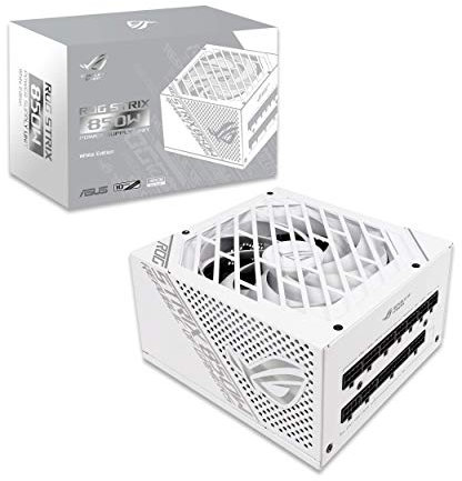 ASUS Zasilacz ROG Strix 850W Biały (ROG-STRIX-850G-WHITE)