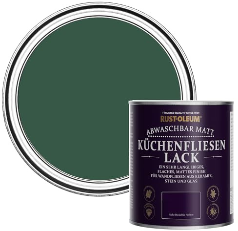Rust-Oleum abwaschbare Küchenfliesenlack in dunkelgrün mit Matt Finish - Kiefernwald 750ML