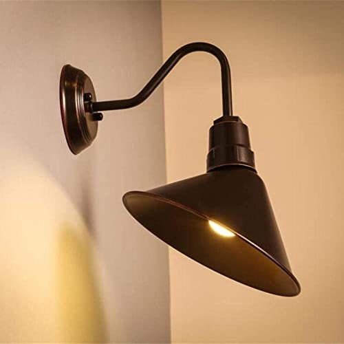 AZISEN Applique Murale, Appliques Murales, Applique Murale Industrielle V-intage, Applique Murale Rétro Lampe de Chevet LED en Fer, Compatible with Chambre Salon Escalier Couloir Éclairage de Nuit
