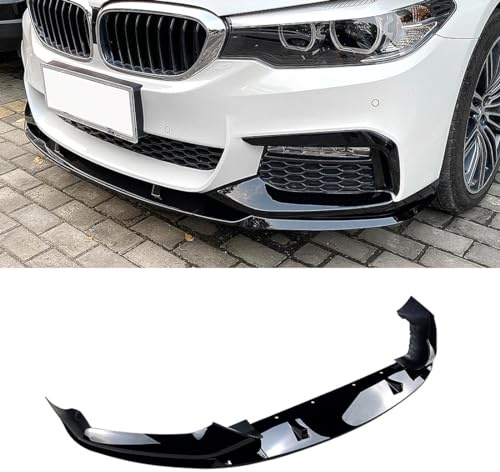 MOINK Frontstoßfänger Lip Chin Spoiler für BMW 5 Series G30 Early Years M Sport 2018-2020, Frontspoiler Protector Stoßfängerlippe Spoilerlippe Stoßfänger Lippe Splitter