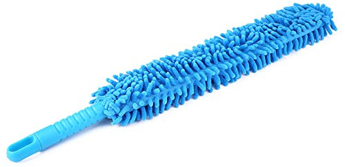 Mikrofaser Kehrbürste, 360 Grad Autowaschbürste, Radbürste, 56 Cm, Rotiert, Auto Kehren, Autowaschbedarf, Superweiche und feine Fasern, Auto-Innen-Wischbarkeit