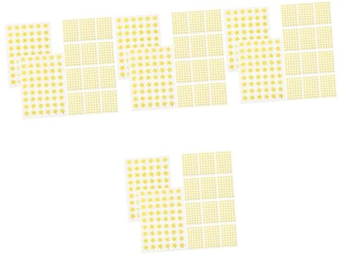 Tofficu 200blätter Selbstklebende Bunte Sternaufkleber Für Scrapbooking Dekorative Tagebuch-Sticker Mehrfarbige Aluminiumfolie Für Personalisierte Alben Und Planner