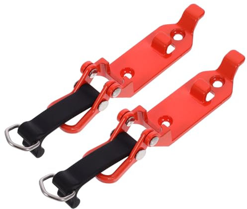 KONTONTY 2pcs Zinc Alloy Buckle Roof Mounting Brackets for Car Rack Mount Clamp