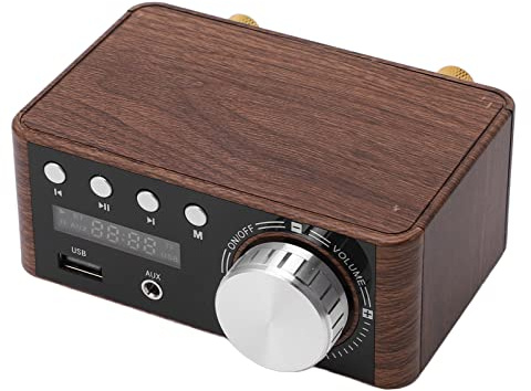 Amplificador de Potencia Akozon Mini 5.0 - Amp Digital Estéreo Hifi con 2 Canales 50W y 50W, Entrada USB - para Componentes de Cine en Casa