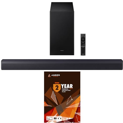 Samsung HW-B550F B-Series Soundbar 2.1 Ch and Subwoofer with 2 Year Amber Protection Plan (2025)