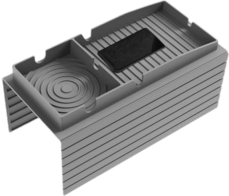 Bandeja Portavasos Para Sofá | Portavasos Extraíble Para Sofá - Mesa De Silicona Antiderrames Para Organización Del Hogar Dormitorio Sala De Estar Exterior Playa Picnic Ver Televisión Y Almacenar Mand