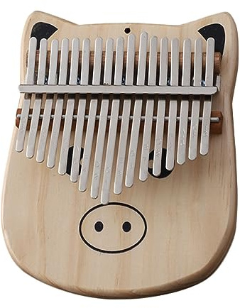 HONITANO 1st Toners Tummpiano i Trä Kalimba För Nybörjare Med Karaktärsdesign För Musikälskare Och Skolframträdanden