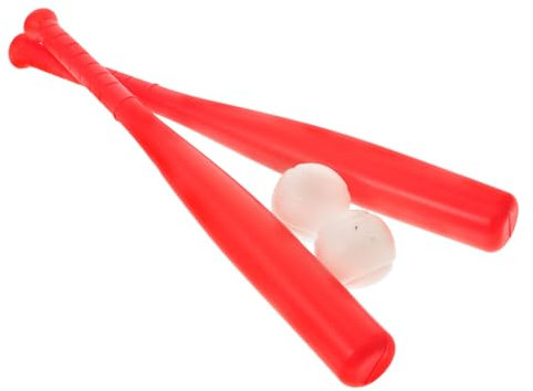 TOYANDONA 2sätze Spielzeug Baseballschläger Für Kleinkinder Kunststoff Baseball Bat Set Outdoor Kinderspielzeug Jährige Ballset Für Kleinkinder Trainings-baseballspielzeug