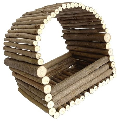 Niches en bois naturel pour petits animaux - Grand nid pour lapins - Maison pour intérieur