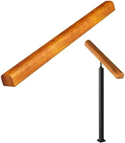 Poteau de balustrade carré en métal de 0,8 m pour extérieur, balustre en fer noir, support de sécurité robuste pour terrasses et escaliers, poteau carré de protection