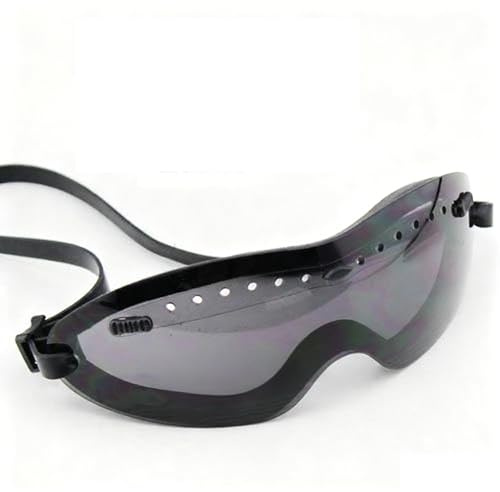 Lätta, Imfria Taktiska Skyddsglasögon Med Justerbar Ventilation, Med Hjälprem For Skyddsglasögon, For Hjälm(Black Goggles)