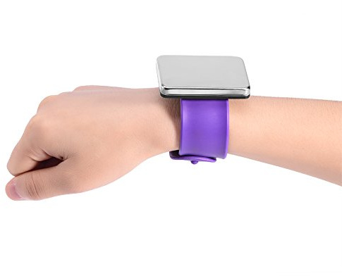 Haarspange Sammler Magnetische Armband, Haarnadel Haargriff Halter Haarspange Clips Sammler Friseur Zubehör für Mädchen, Friseure (Violett) - 1Stk, Einheitsgröße