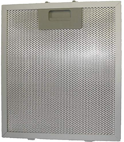 SPARES2GO Metallnät spis huvutsugare ventilationsfettfilter för hemkonst ISLW5SS ugn (260 x 230 mm, 2-pack)