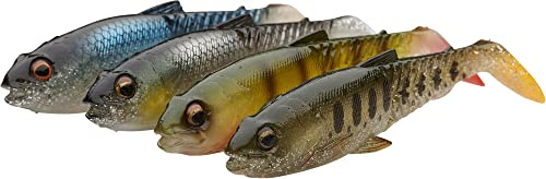 Savage Gear Craft Cannibal Paddletail Gummifisch Gummiköder 4 Stück