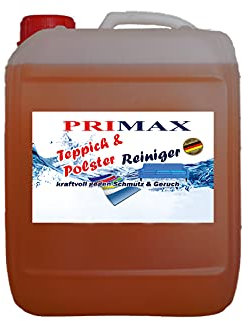 Primax Teppichreiniger, Multitalent - Textilreiniger für alle Art von Polstern im Haus & Auto bei Autositzen. Schmutz & Gerüche haben Keine Chance, 10L
