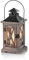 Sziqiqi Lanterne en Bois Bougeoir Vintage Lanternes à Bougie Décorative pour Rustique Mariage Centre de Table Suspendu Lanterne Ferme Décor à la Maison Intérieur et Extérieur Lanterne Décor 28cm