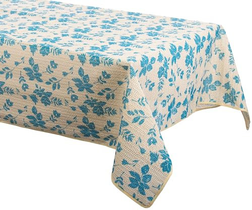 Brandsseller - Gartentischdecke Premium Geschäumt Wetterfest Pflegeleicht Strapazierfähig Tischdecke - für Garten, Balkon und Camping (Rechteckig 130x160 cm, Motiv 7)