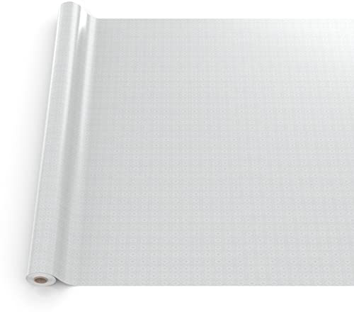 Wachstuchtischdecke Wachstuch Tischdecke abwaschbar Wachstischdecke Plastik-Tischdecken Glatt 350x140cm Schnittkante Dream Weiß