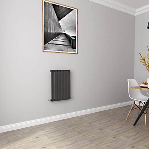 Anthracite Radiators Horizontal Small Rad Single Flat Panel Central Heating Radiators 600 * 408mm
