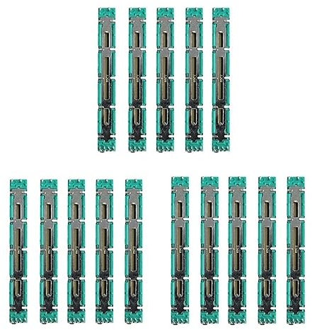 JMORCO 50Pcs Potentiometer 75mm Mixer Fader A20K/B20K/B50K Gerade Schiebe Potentiometer for Behringer Whosale & (Size : Other)